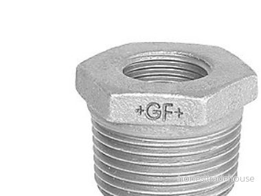+GF+ Reducing bush galvanized concentric 1 x 3/8 7611205225261 +GF+ Reducing bush galvanized concentric 1 x 3/8 7611205225261