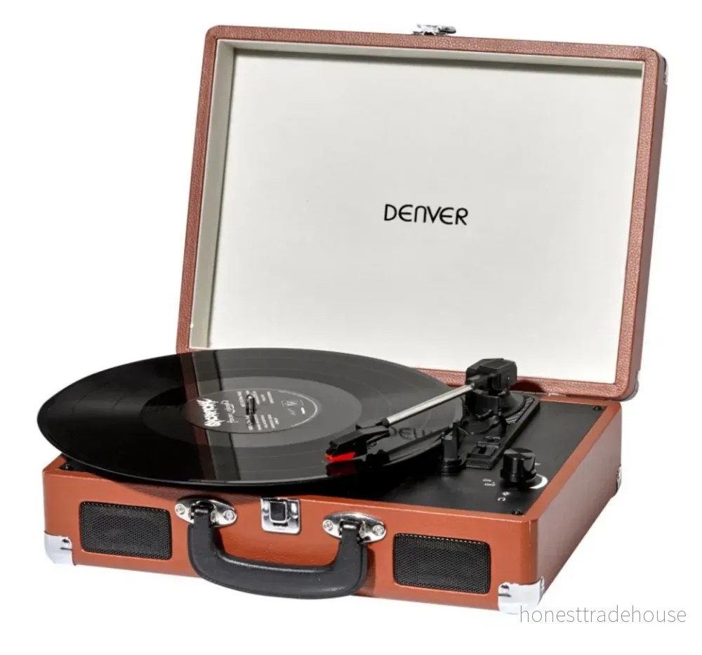 Denver VPL-120 Skivspelare Brun 5706751027680
