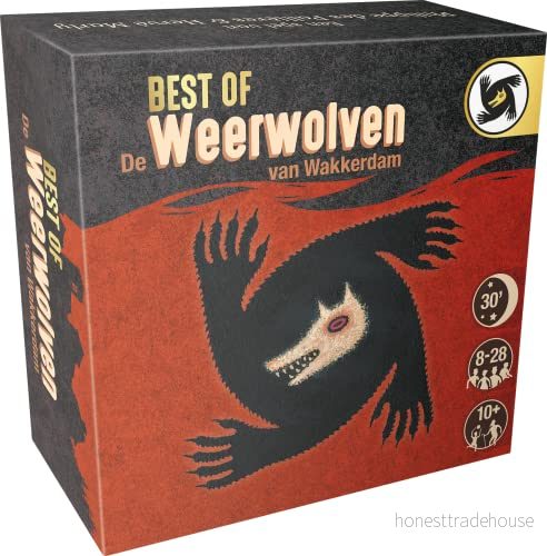ASMODEE Varulvarna från Wakkerdam Best of kortspel innehåller ett urval av DE bästa karaktärerna som någonsin skapats 10+ 128 spelare 3558380106418
