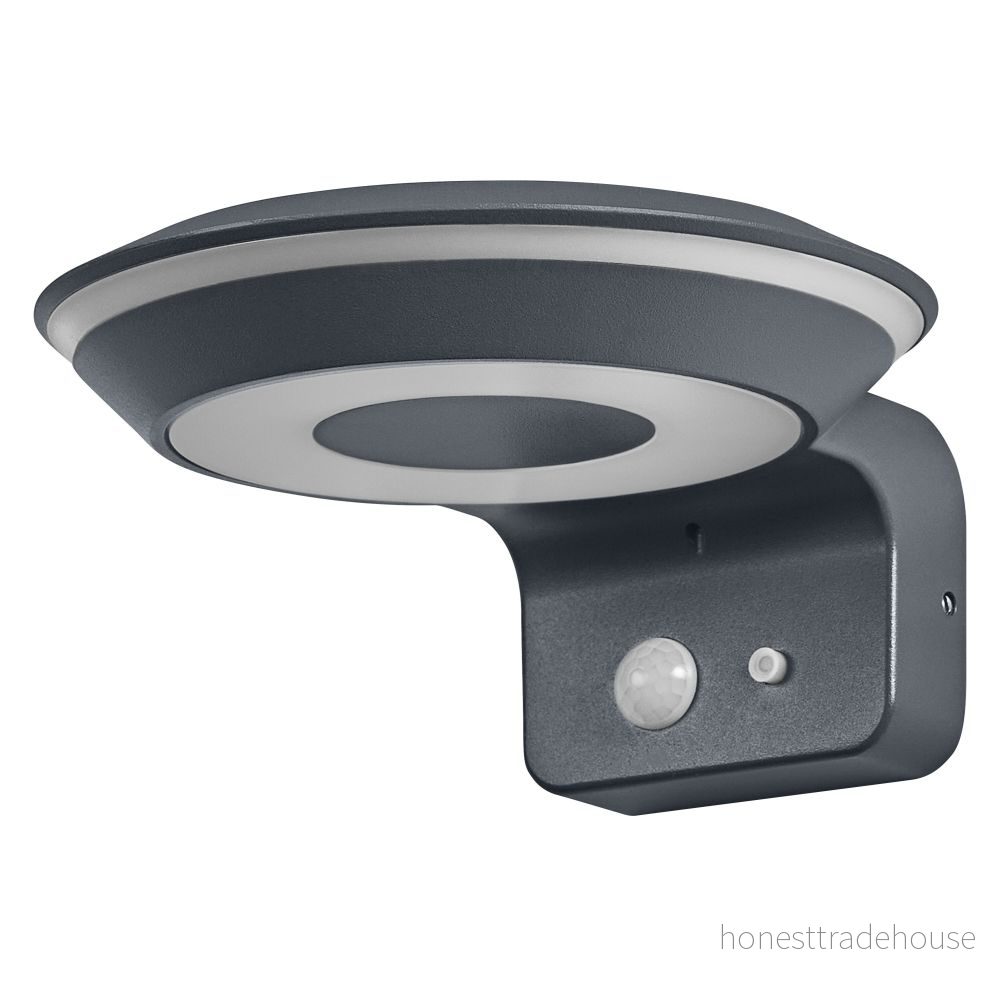 LEDVANCE ENDURA Style Glow solcellsvägglampa, två separat styrbara ljusringar, varmvitt ljus (3000K), integrerad sensor, användbar utan ström, IP44 skydd, mörkgrå 4058075763210 LEDVANCE ENDURA Style Glow solcellsvägglampa, två separat styrbara ljusringar, varmvitt ljus (3000K), integrerad sensor, användbar utan ström, IP44 skydd, mörkgrå 4058075763210