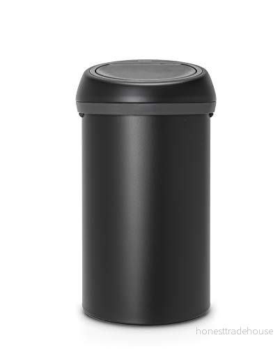 Brabantia Touch Bin, Mineral Moonlight Black, 60 Liter 8710755128981