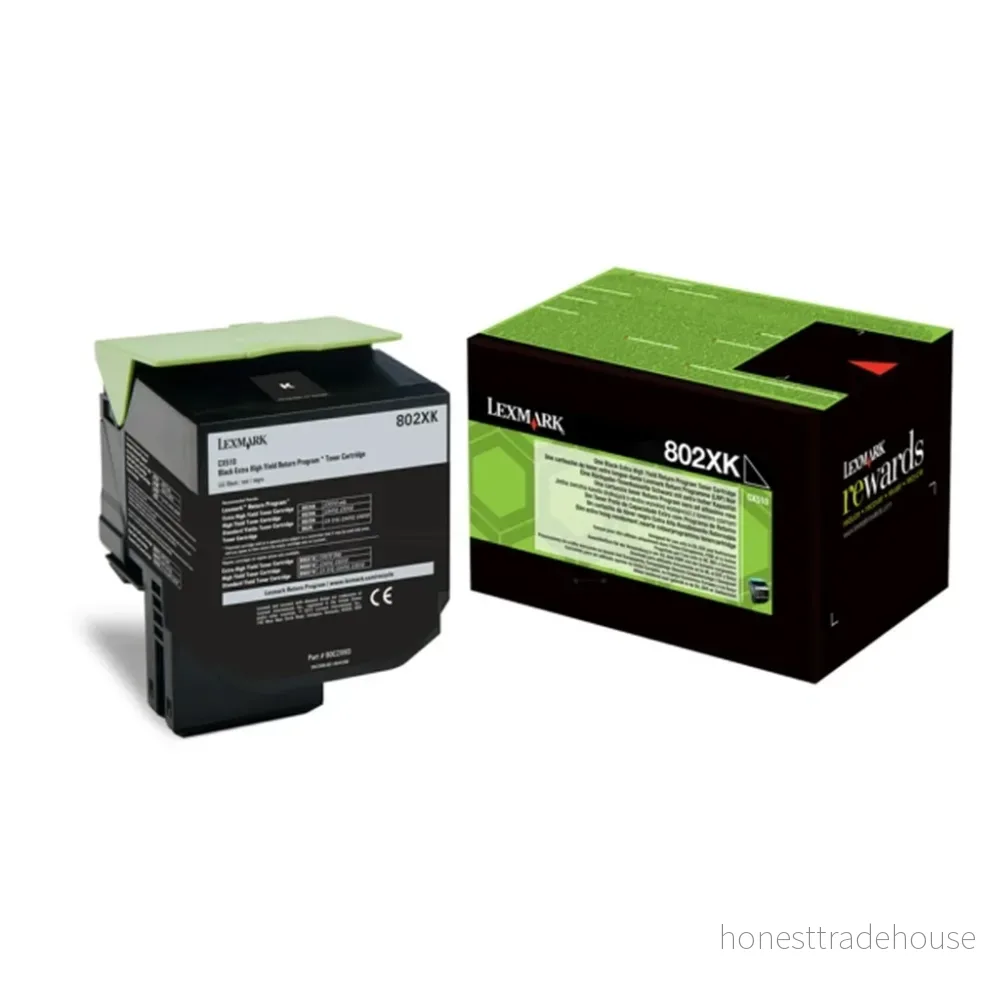 Lexmark 802XK Tonerkassett Svart 734646481335