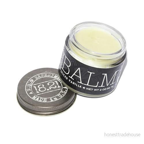 18.21 Man Made Skäggbalm – kryddig vanilj för män 2 oz balm 860341002114 18.21 Man Made Skäggbalm – kryddig vanilj för män 2 oz balm 860341002114