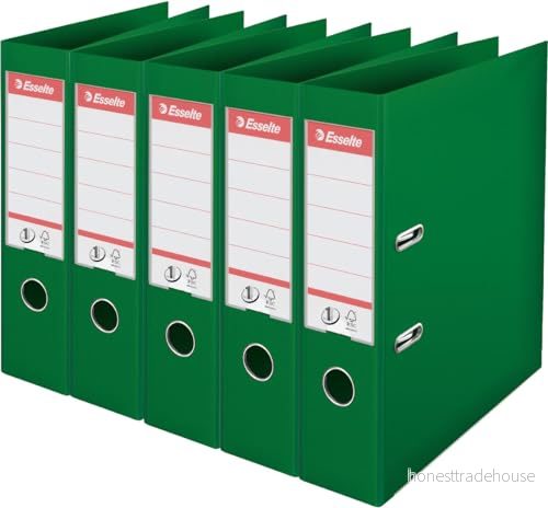 Esselte 162510 5 stycken filmappar A4 75 mm grön 4049793007113