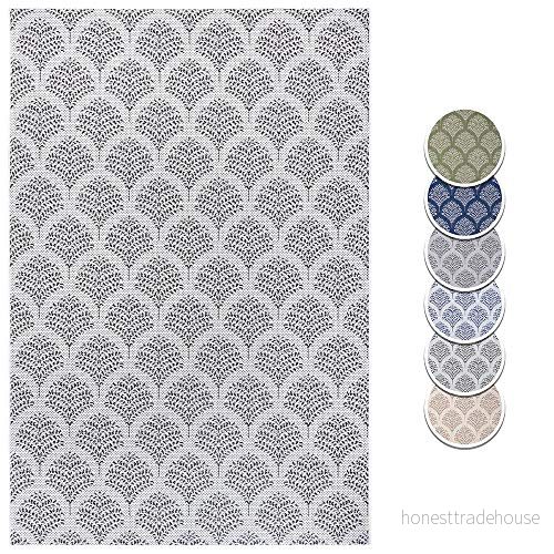 Hanse Home Platt tyg inomhus och utomhatta gånger, färger: kräm/svart, storlek: 160 x 230 cm 4260691783880