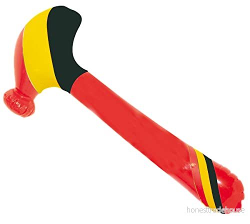 Folat Uppblåsbar hammare Belgien svart gul röd 8714572316255