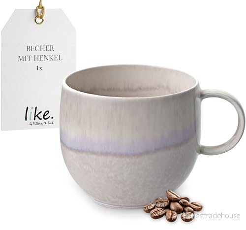 Lika. by Villeroy & Boch Perlemor sandmugg med handtag 12,5 x 9,5 8,5 cm 4003686410817