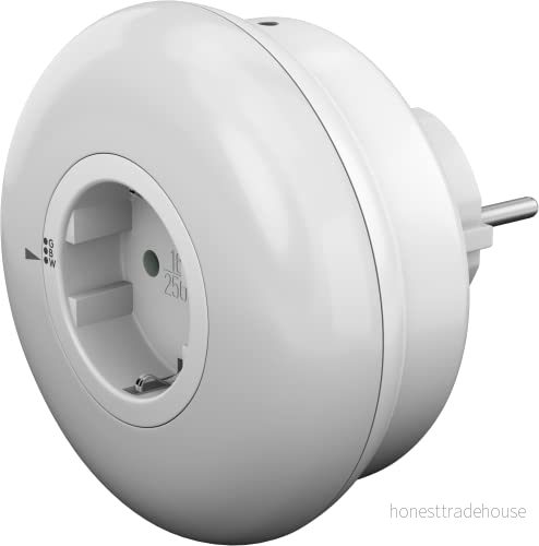 Goobay kontakt med inbyggd automatisk nattlampa sensor och On/Off 4040849645679