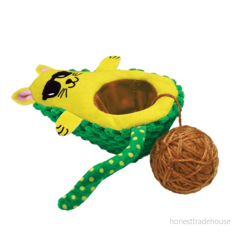 KONG Wrangler Avocato - Kattleksak 7,5 cm 35585459301