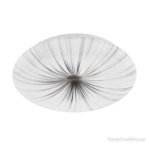 Eglo Nieves Taklampa Ø31 cm 10W LED 1100 lm Vit Silver 9002759996994 Eglo Nieves Taklampa Ø31 cm 10W LED 1100 lm Vit Silver 9002759996994