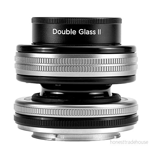 LensBaby - Composer Pro II med dubbelglas för Sony E Förbättrad version Kompatibel alla nuvarande och äldre Optic Swap-objektiv Manuellt justerbar bländare 850045538354