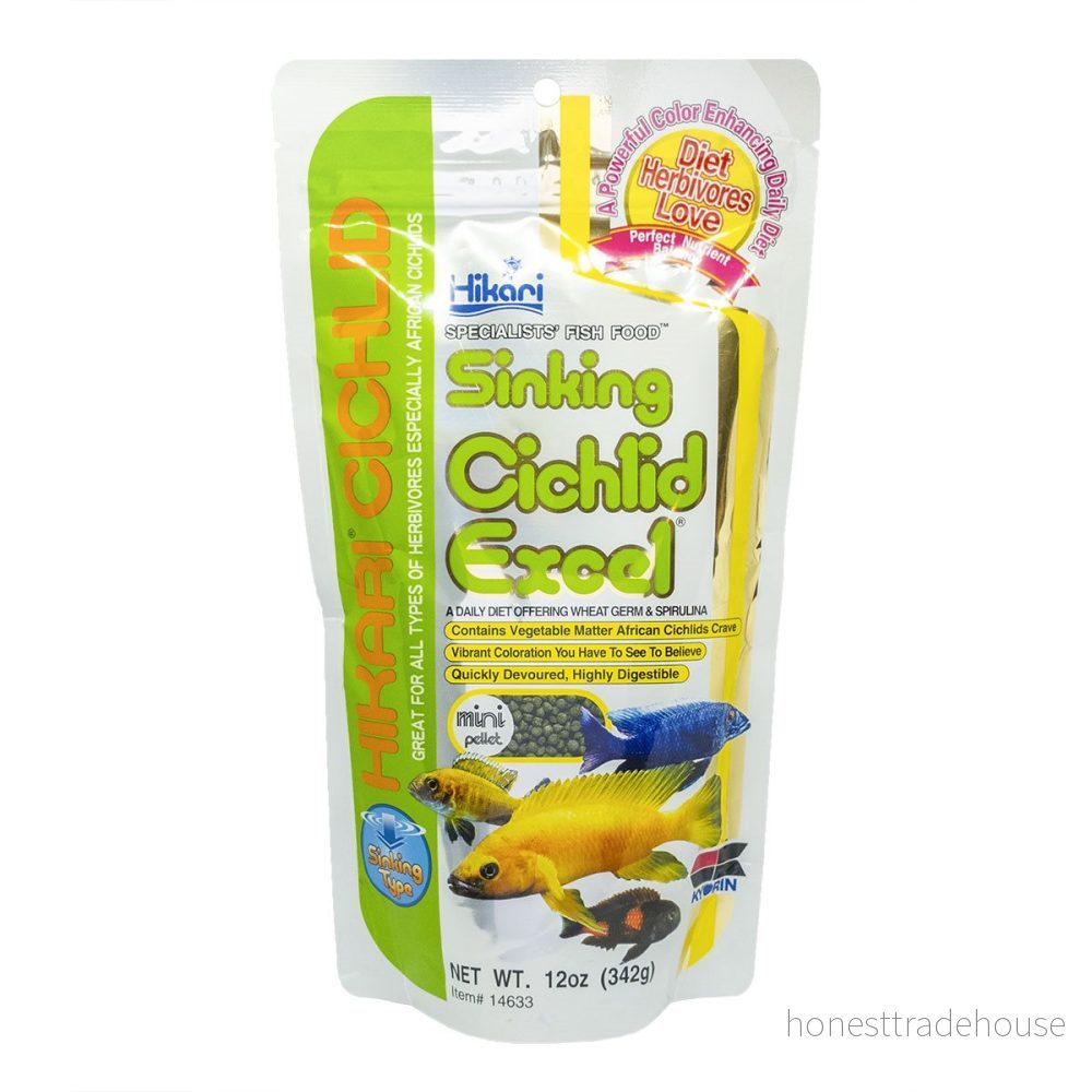 Hikari Sinking Cichlid Excel Mini Pellet 342 g 42055146333