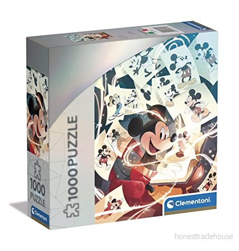 Clementoni Disney Musse Pigg Pussel 100 årsjubileum 1000 Bitar 8005125397198