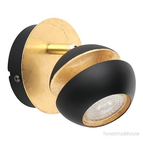 EGLO NOCITO spot svart, guld 9002759954826