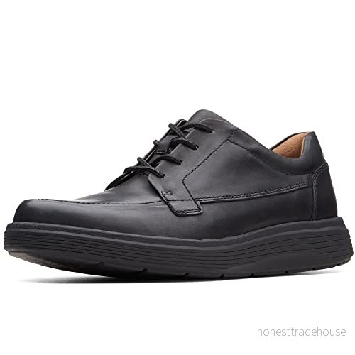 Clarks Un Abode Ease herr Derbys, Svart, 41.5 EU 5050408756745