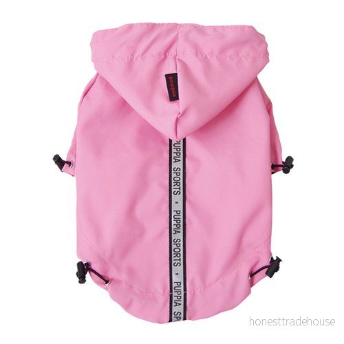 Puppia Autentisk bas jumper regnrock, stor, rosa 8806311120701