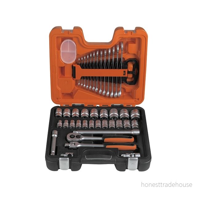Bahco Hylsnyckelsats 1/2″ 40 Delar 10–32 mm 7314150111053