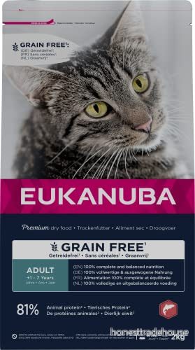 Eukanuba Euk Cat Adult Grainfree Salmon 2 kg 8710255189291
