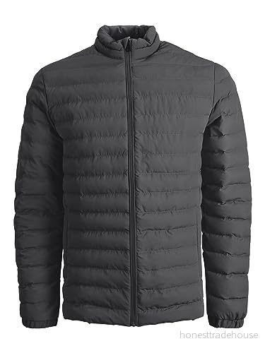 JACK & JONES Jjerecycle puffer collar Noos jacka, asfalt, XS 5715225602902