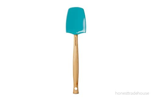 Le Creuset Hantverk spatelsked, stor, 28 cm, silikon, blågrön 630870302180