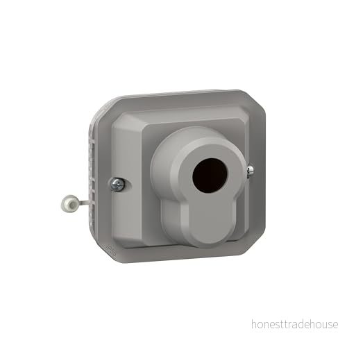 LEGRAND, Plexo ny insats, RONIS nyckelbrytare, 3 positioner, skruvklämmor, IP 55 IK 08, färg: grå, 069535L 3414971878464
