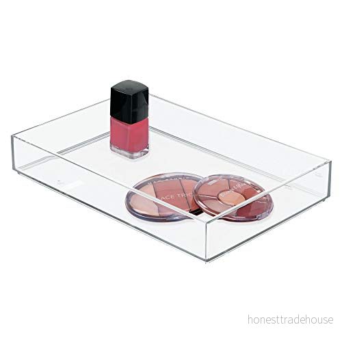 iDesign 40830EU Förvaringslåda av BPA fri Plast, Transparent, XL: 20,3 cm x 30,5 81492408307
