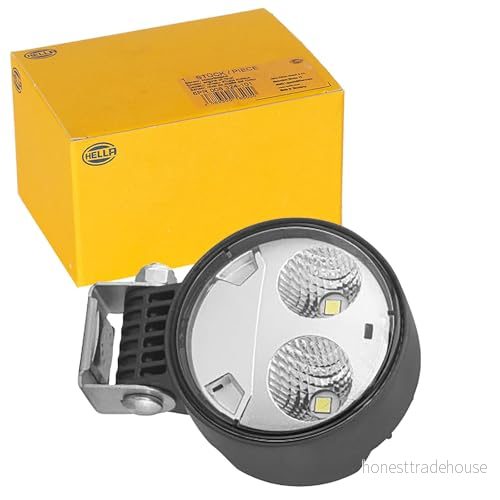 HELLA LED Arbetsstrålkastare Modul 70 S 12V / 24V 1000lm skruvad/påbyggd svängbar monteringsbygel/hängande/stående Fjärrbelysning Kontaktutförande: DEUTSCH kontakt 1G0 996 776 011 9002920171557