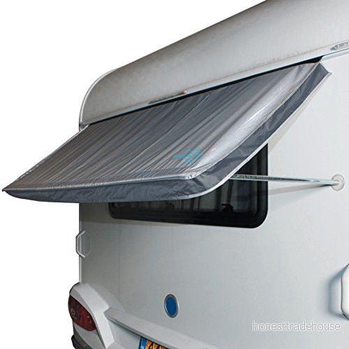 Bo camp Caravan Windows Awning 180x75cm grey 8712013177304