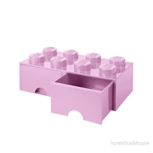 LEGO Förvaring med låda 8, Rosa 5711938029579