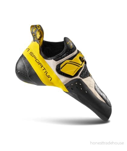 La Sportiva Solution Klätterskor - Vit/Gul - 25,5 cm 8058428097685