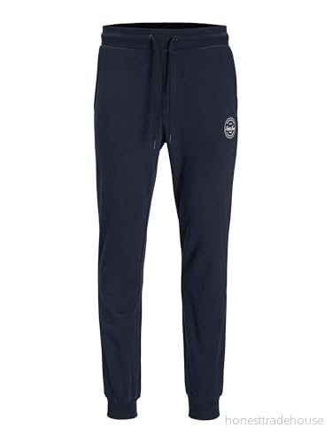 Jack & Jones Jjigordon Jjshark Träningsbyxor – Marinblå 5714500933922