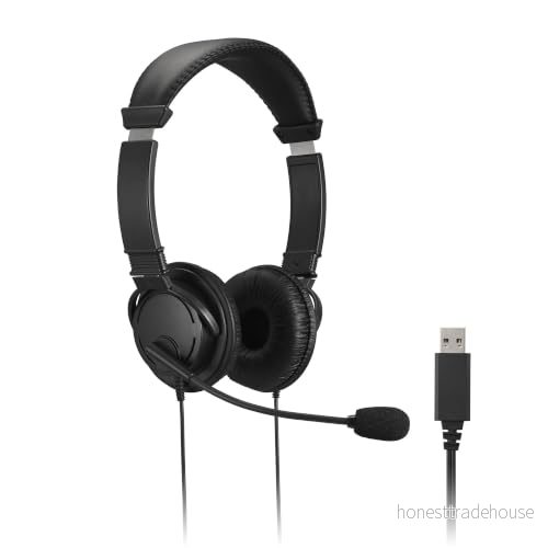 Kensington Classic USB A Headset with Mic and Volume Control 85896330653