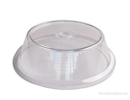 APS tallriksskydd färskvaruklocka, tallriksglocka, genomskinligt tallriksskydd, inte mikrovågsugn, Ø 28 cm, 6,5 cm höjd 4004133110533