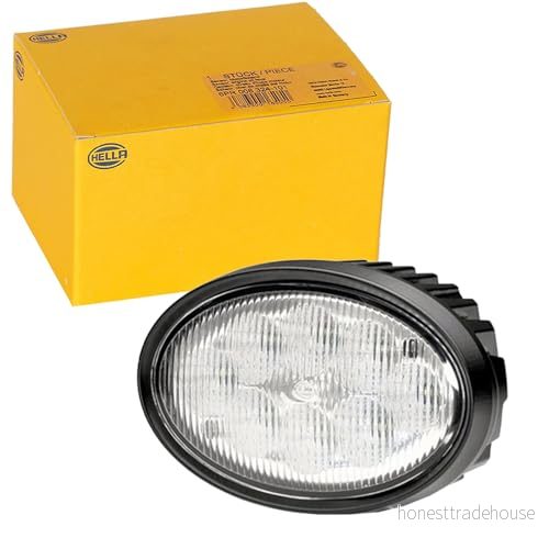 HELLA LED Arbetsstrålkastare Oval 100 12V / 24V 1700lm inbyggnad/Skruvanslutning Tvåpunktsfäste Närfältsbelysning Kontaktutförande: DEUTSCH kontakt 1GA 996 661 021 9002920152457