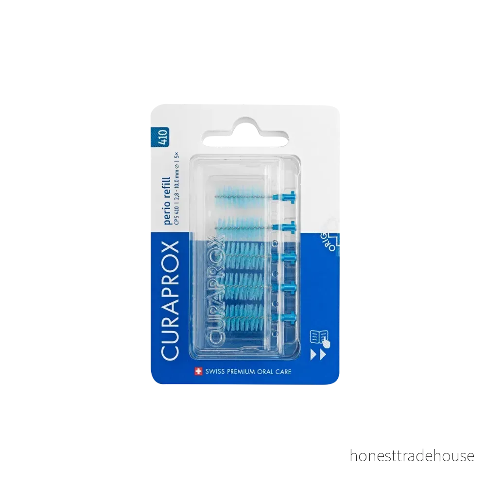 Curaprox perio 410, mellanrumsborste, blå 5 st 7612412423655