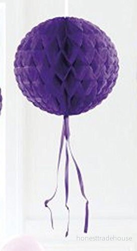 Folat Honeycomb Sphere Purple 30 cm 8714572603126