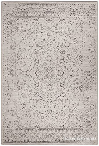 Hanse Home platt tyg inomhus och utomhatta orientalisk grå, storlek: 77 x 150 cm 4260659065782