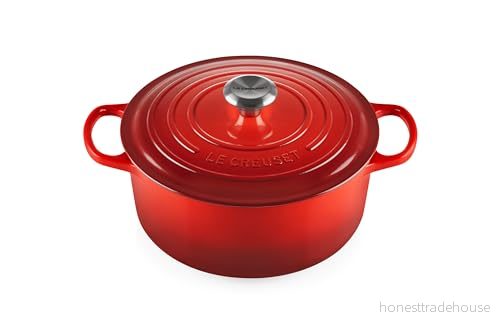 Le Creuset Casserole Signature Cerise ø 26 cm / 5.3 Liter 24147260912