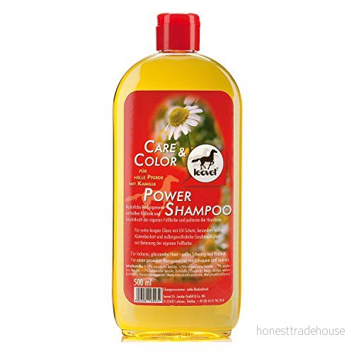 Leovet LEO3160 Power Shampoo för ljusa hästar, transparent, normal 4033081160932