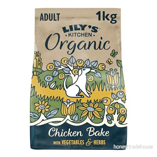 Lily's Kitchen Fullvärdig torr hundmat för vuxna hundar (1 kg) kyckling och anka 5060184240079