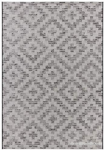 Elle Decor inomhus & utomhus matta Creil 154x230 cm Grå kräm 4260628021368