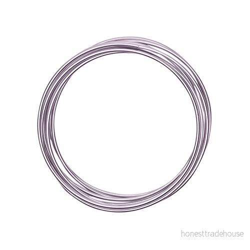 Vaessen Creative 24237 017 aluminiumtråd 3 mm m mjuk lila, 8716052156986