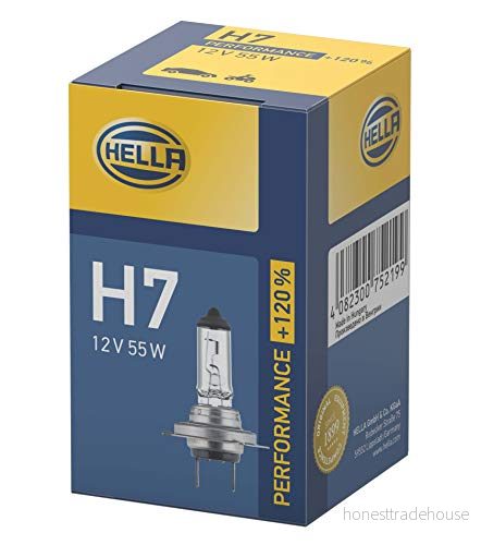 HELLA 8GH 223 498 031 Ampoule, projecteur principal H7 12 55 SKODA: Octavia II 5 portes, BMW: Berline, MERCEDES BENZ: Classe E Berline 4082300752199