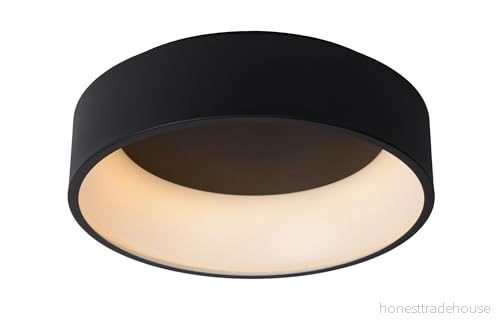 Lucide Talowe LED taklampa svart Ø 45 cm 5411212460639