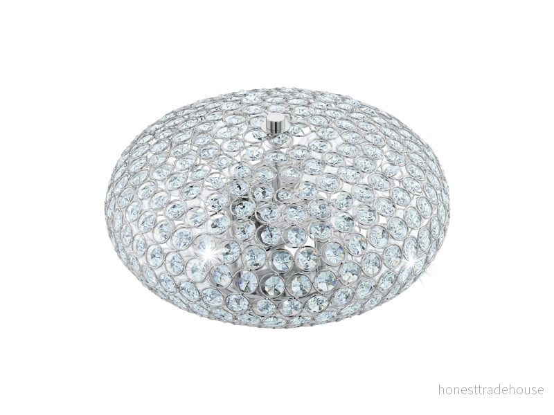 EGLO Clemente, E27, IP20, Krom, Transparent 9002759952846