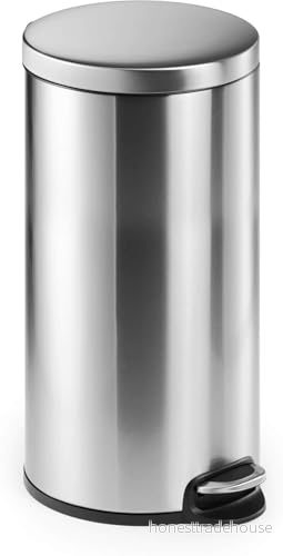 Durable 340323 Pedalhink rostfritt stål rund 30, silver 4005546997841
