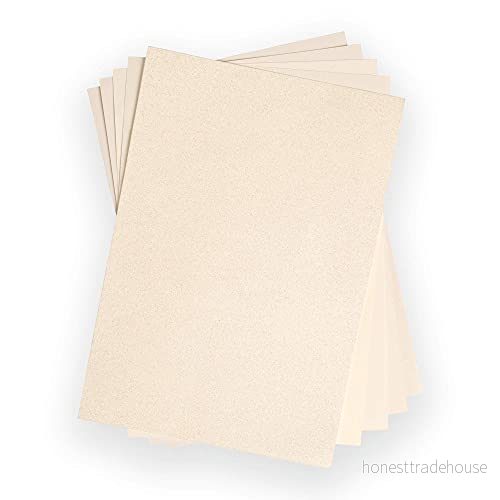 Sizzix Surfacez Opulent Cardstock 664535, elfenben, 50 pack, papper, en storlek 630454261230