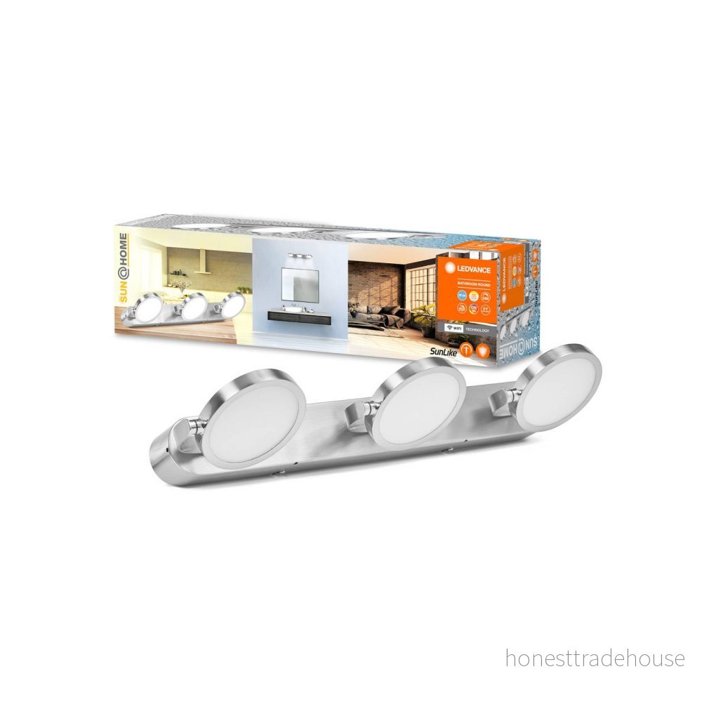 LEDVANCE SMART+ SUN@Home LED väggspot för badrum 3 ljus 4058075750654 LEDVANCE SMART+ SUN@Home LED väggspot för badrum 3 ljus 4058075750654