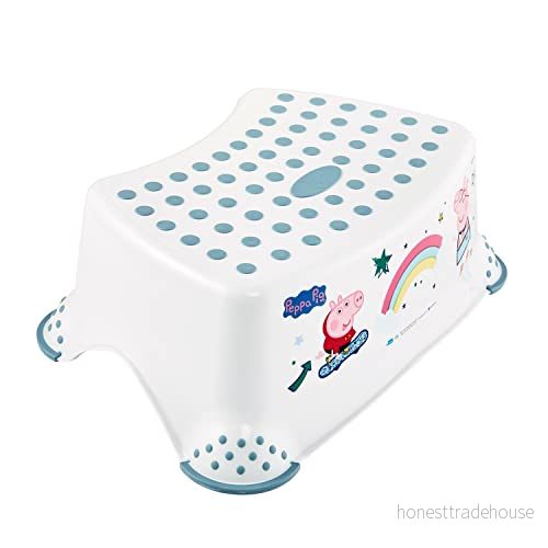 Keeeper Peppa Pig stegpall, från ca 3 till 14 år, halkskyddsfunktion, tomek, nordisk vit 4052396080568