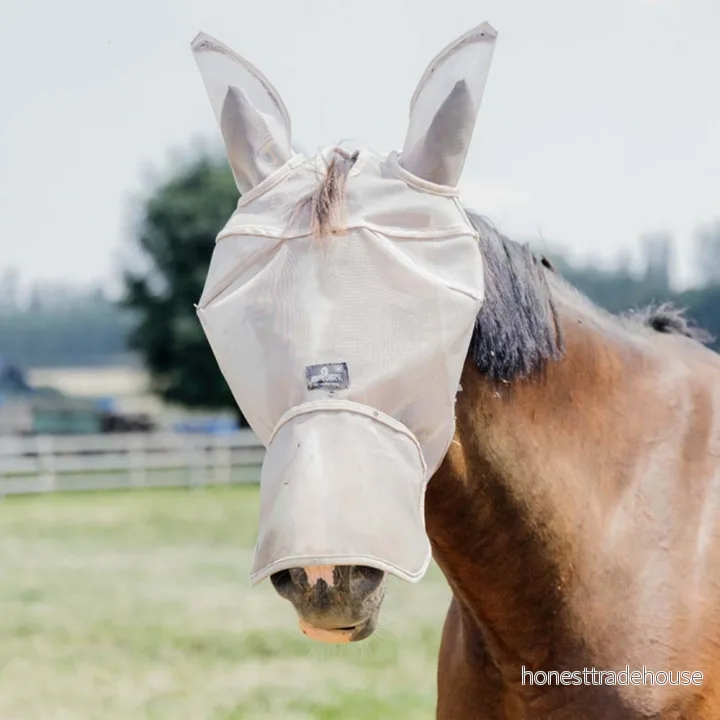 Kentucky Flugmask klassisk med öron och näsa beige cob 5407008898892